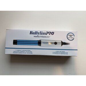 NEW BaBylissPRO Nano Titanium 1" Compact Curling Wand $55 [jb]